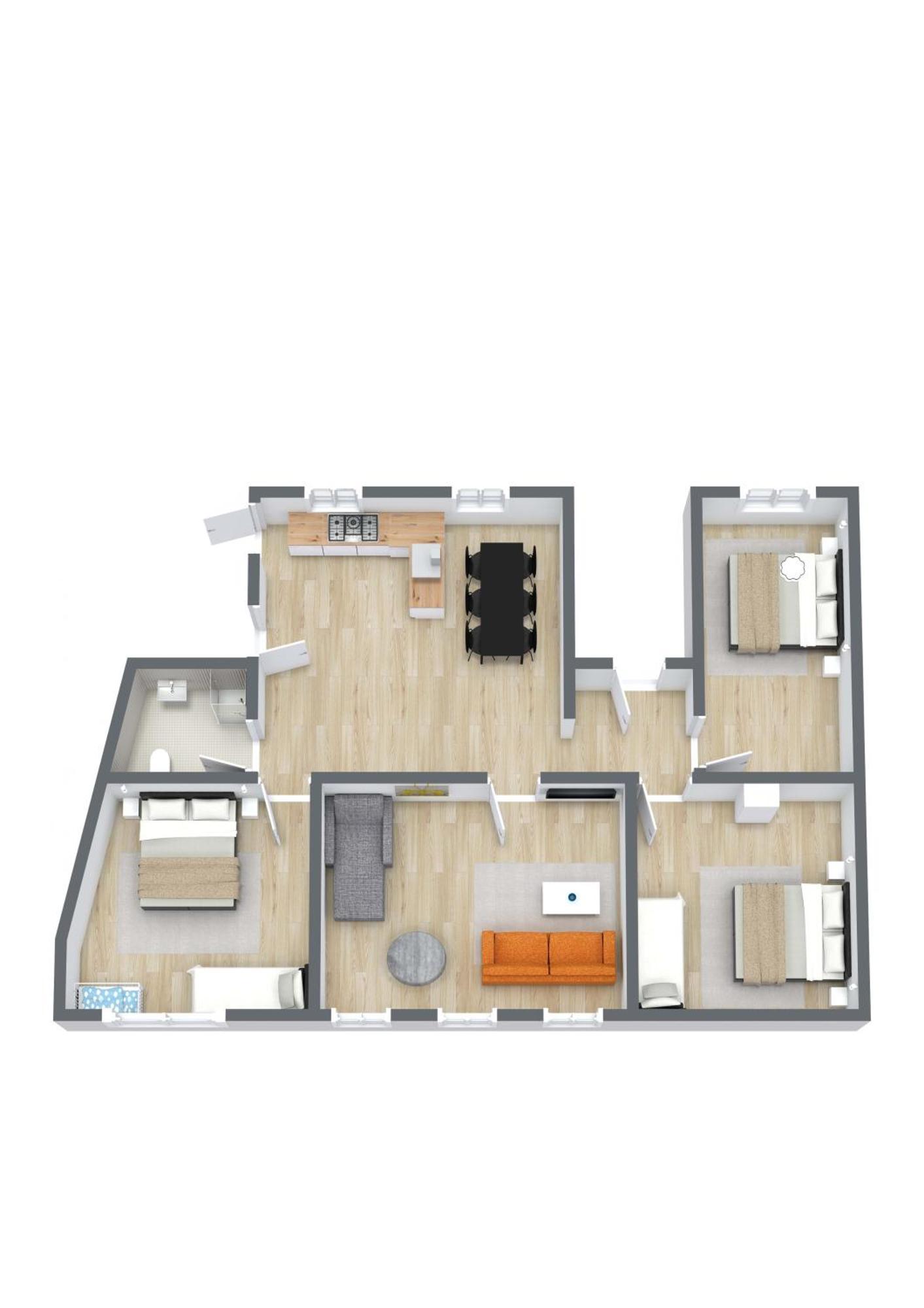 Large Apartment In Central Copenhagen By Tivoli Gardens 客房 照片